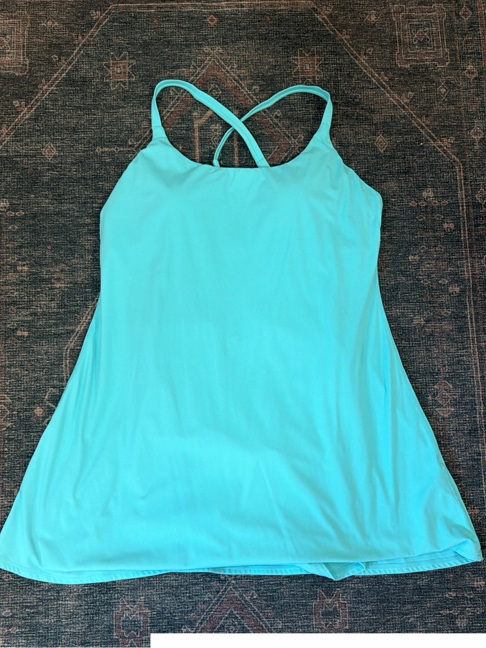 HALARA Aqua Teal Cross-Back Women’s Camisole